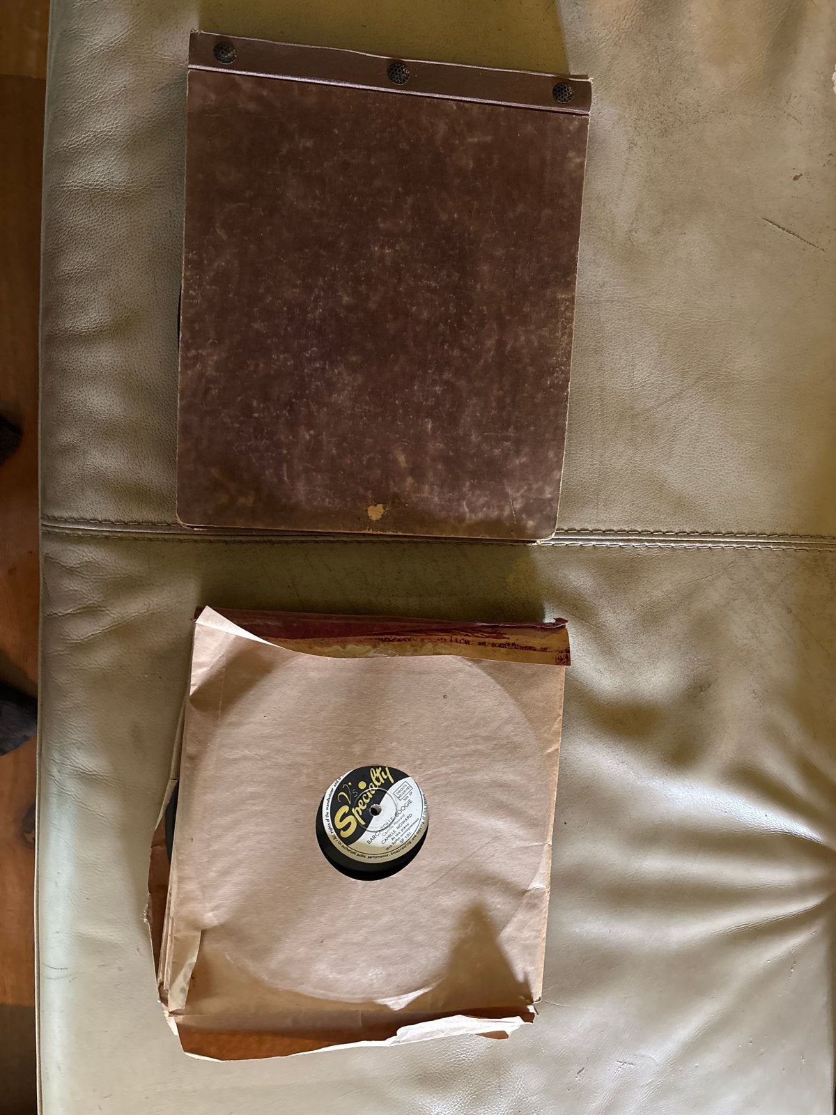 Collectie 78 toeren platen in 2 opbergmappen, LP, Gebruikt, 10 inch, Overige genres