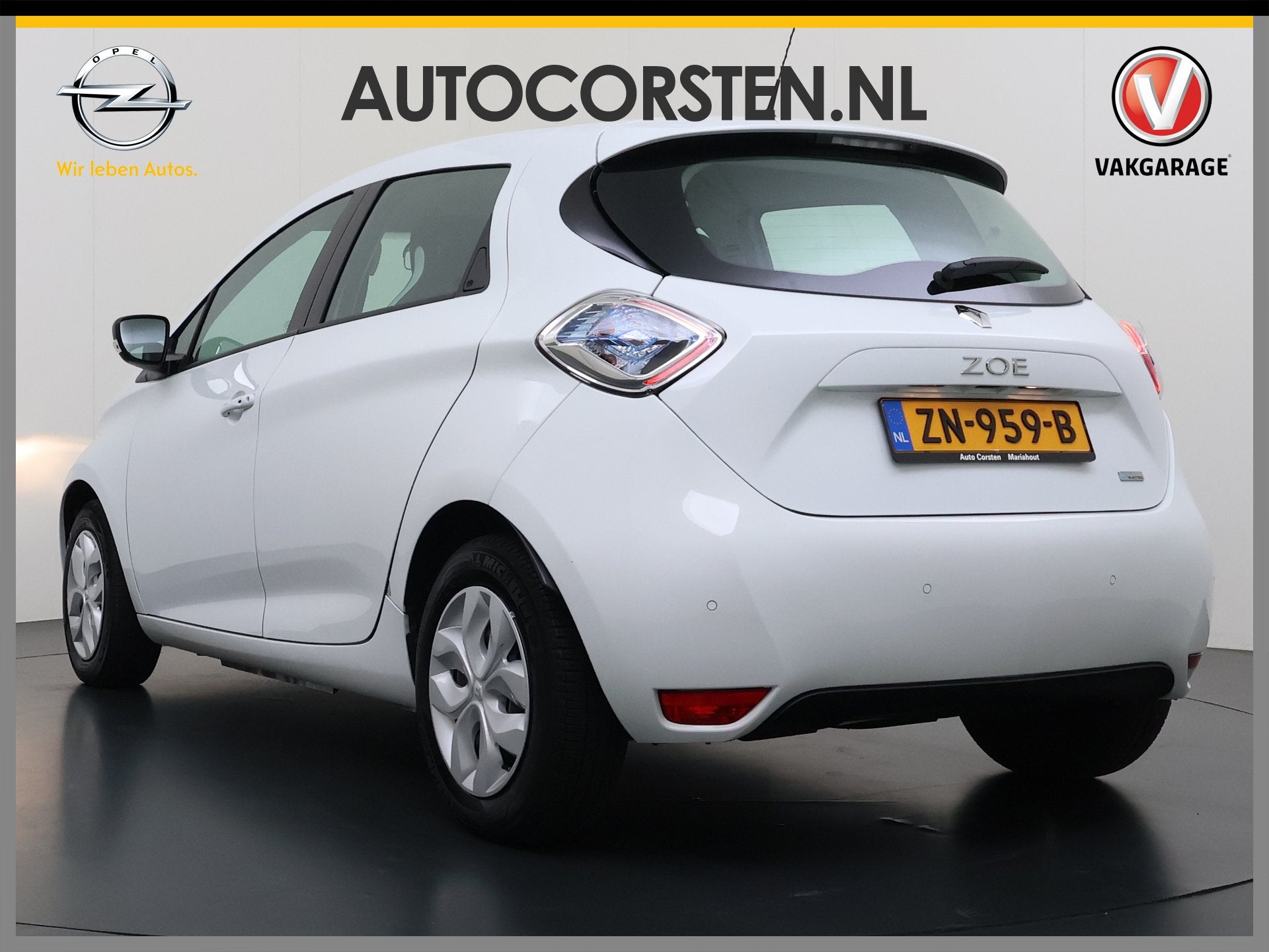 Renault ZOE R90 Life 41kWh Eigen Accu Apple Carplay Android, Auto's, Dealer onderhouden, Gebruikt, Zwart, 41 kWh