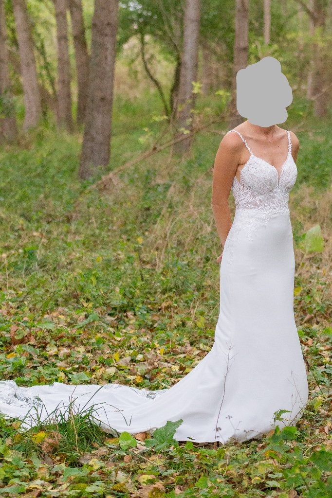 Prachtige trouwjurk, Trouwjurk, Wit, Ophalen of Verzenden, Zo goed als nieuw