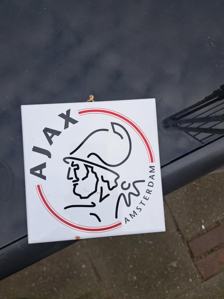 Ajax Tegeltje - Voetbalclub Ajax Amsterdam, Ophalen of Verzenden