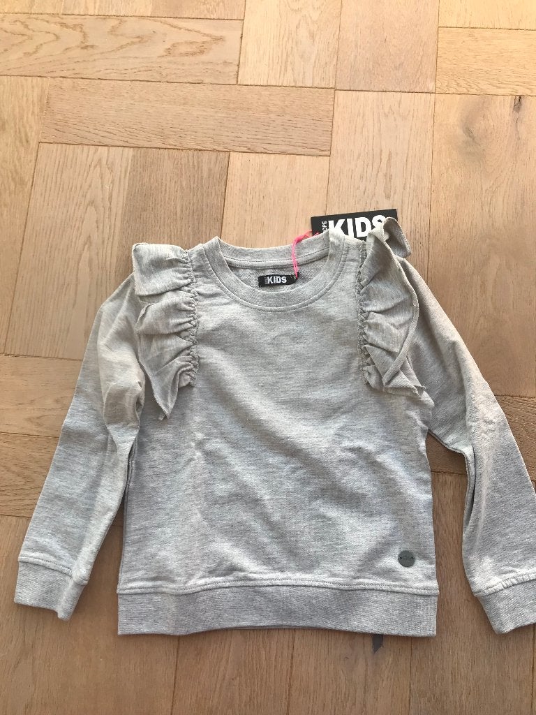 NIEUWE grijze trui maat 110/116 Europe Kids, Europe Kids, Meisje, Trui of Vest, Nieuw