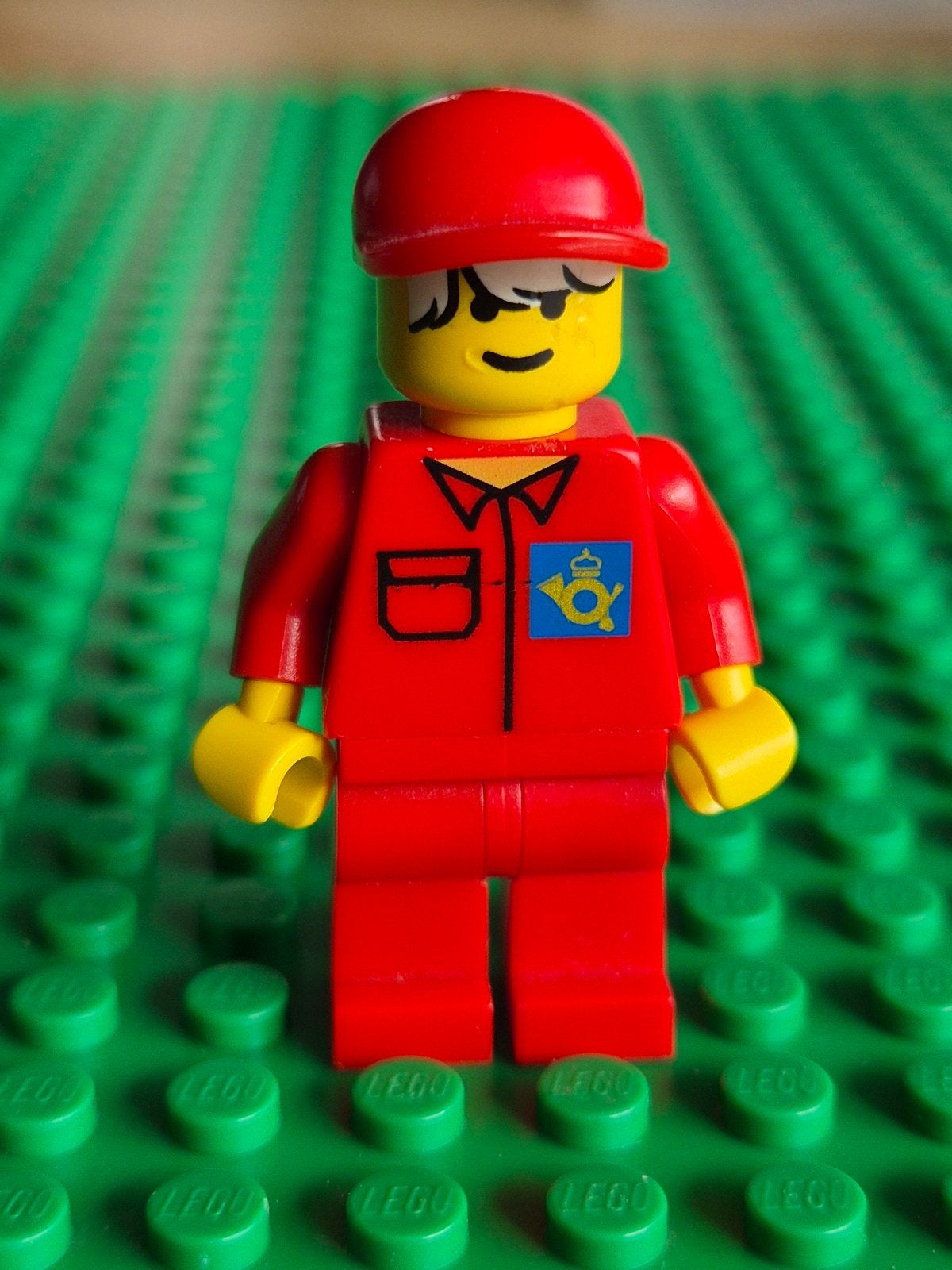 Lego Postbode Minifiguur - Vintage, Ophalen of Verzenden, Gebruikt, Minifiguur, Lego