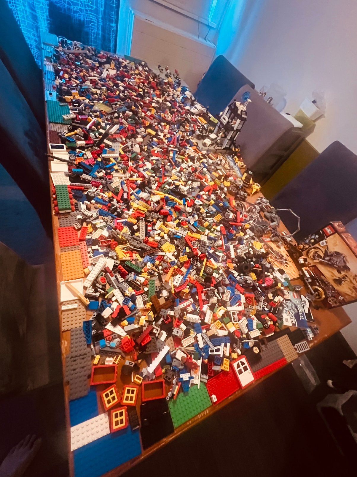 Lego mega grote partij echte lego gemengd, Ophalen of Verzenden, Zo goed als nieuw