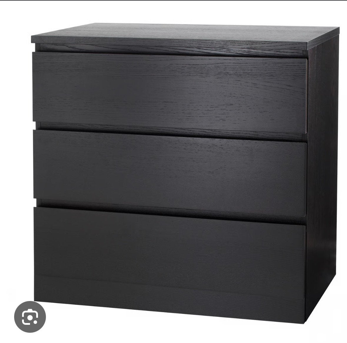 Te koop gevr. in drenthe:: ikea ladekast zwart malm 3 laden, Ophalen, 50 tot 100 cm, Zo goed als nieuw, 3 of 4 laden