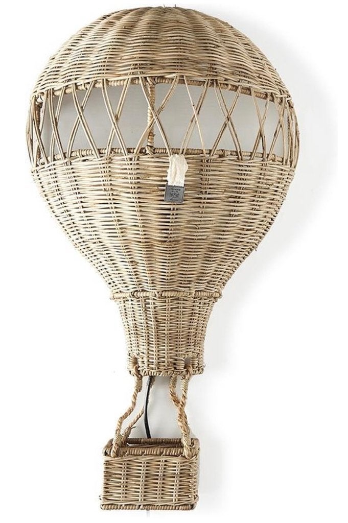 Riviera Maison Luchtballon Lamp - Rotan Hanglamp, Huis en Inrichting, Lampen | Hanglampen, Ophalen, Overige materialen, Riet, 50 tot 75 cm