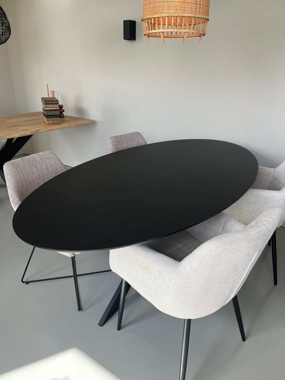 Los tafelblad van showroom tafel, 100 tot 150 cm, 200 cm of meer, Ophalen of Verzenden, Zo goed als nieuw