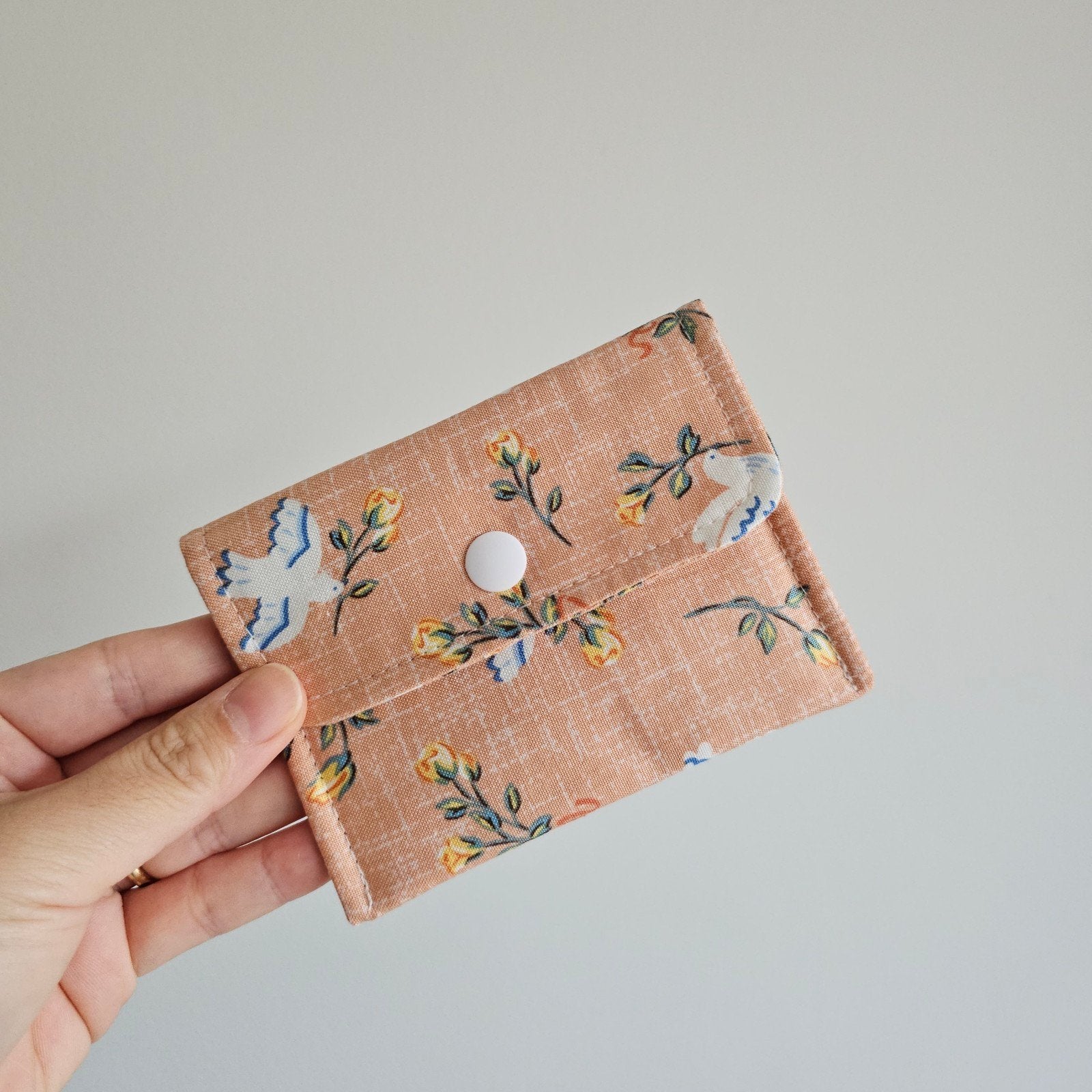 Handmade Cotton Card Wallet, Mini Wallet, Portemonneetje, Verzenden, Nieuw