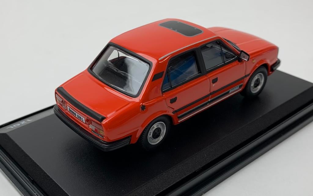 JSN Abrex 1:43 Skoda 120L rood 1984, Overige merken, -, Nieuw, Ophalen of Verzenden