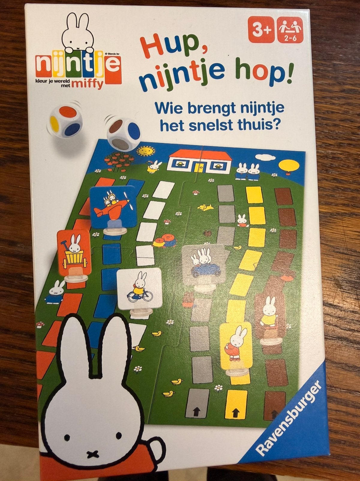 Nijntje hop spel, Ophalen, Gebruikt
