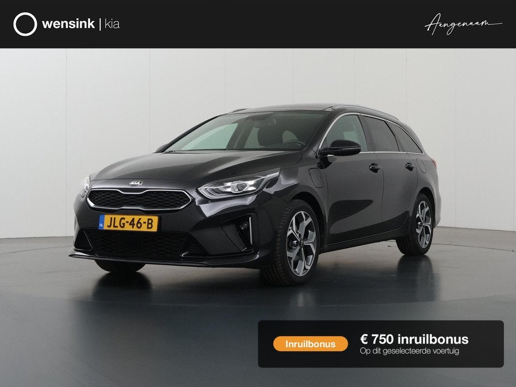 Kia Ceed Sportswagon 1.6 GDI PHEV ExecutiveLine | Panoramada, Auto's, Kia, Gebruikt, Zwart, Geïmporteerd, Te koop