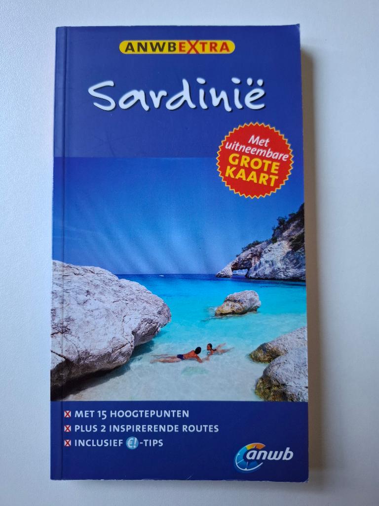 ANWB reisgids Sardinië + kaart, Boeken, Gelezen, Europa, Ophalen of Verzenden, Reisgids of -boek