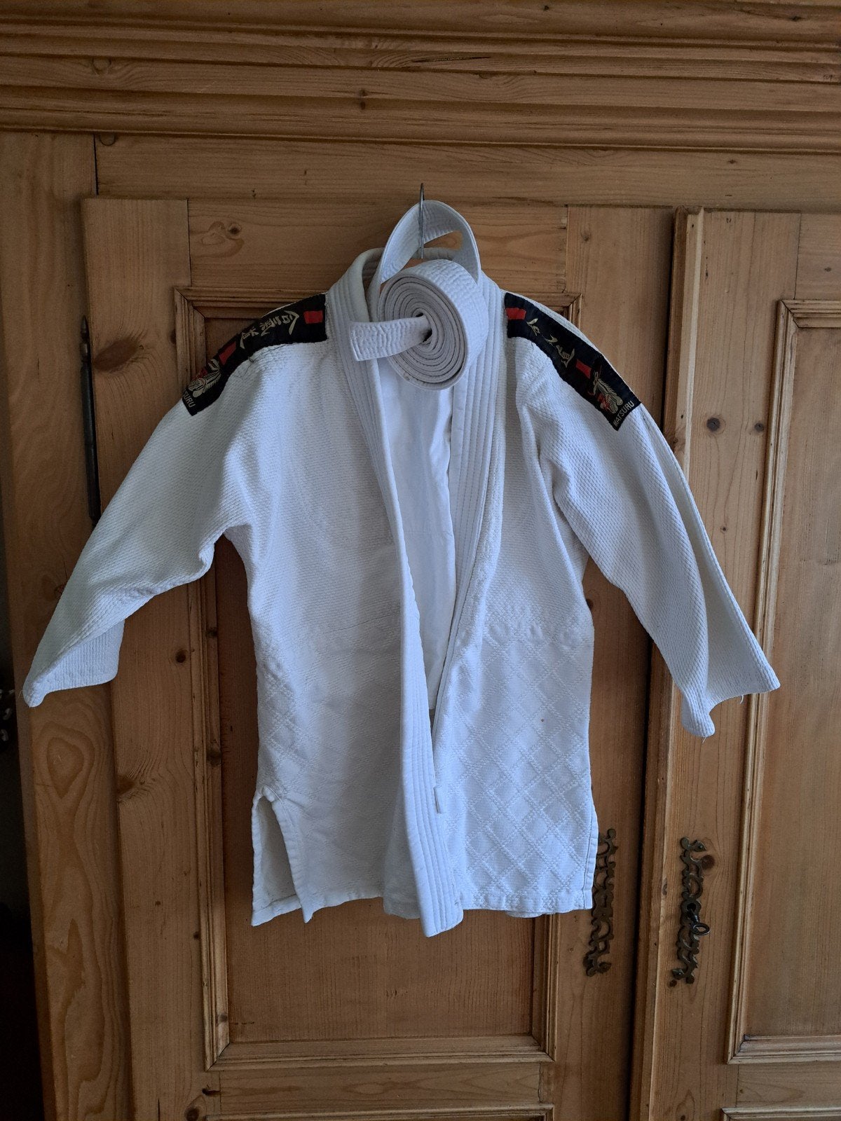 Matsuru Judopak Maat 150 met Witte Band, Ophalen, Gebruikt, Judo, Vechtsportpak