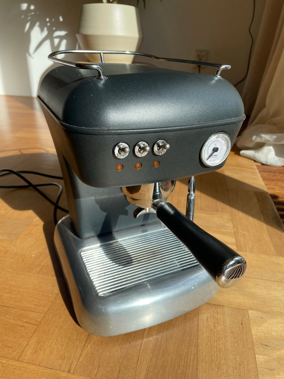 Ascaso Dream espressomachine - defect, voor onderdelen, Ophalen, Afneembaar waterreservoir, Espresso apparaat, Gemalen koffie