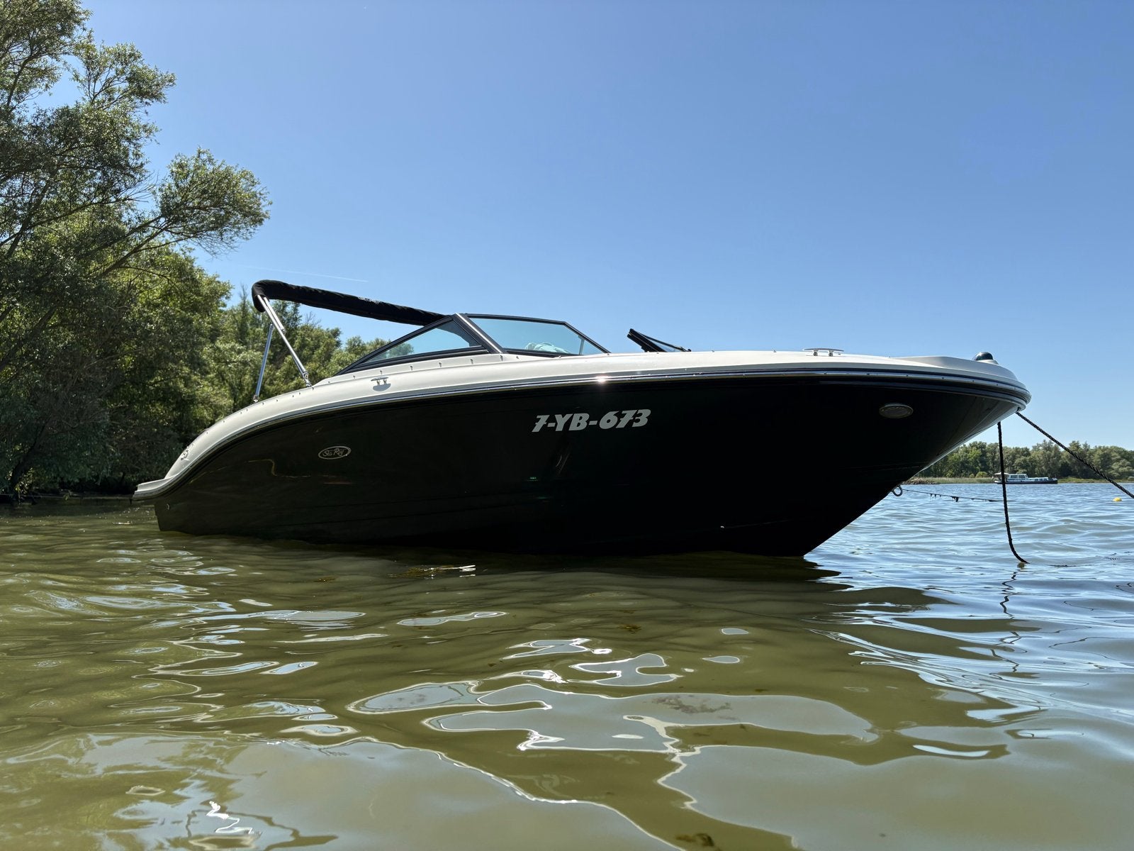 Sea Ray SPX210 met trailer, Ophalen, Sea Ray