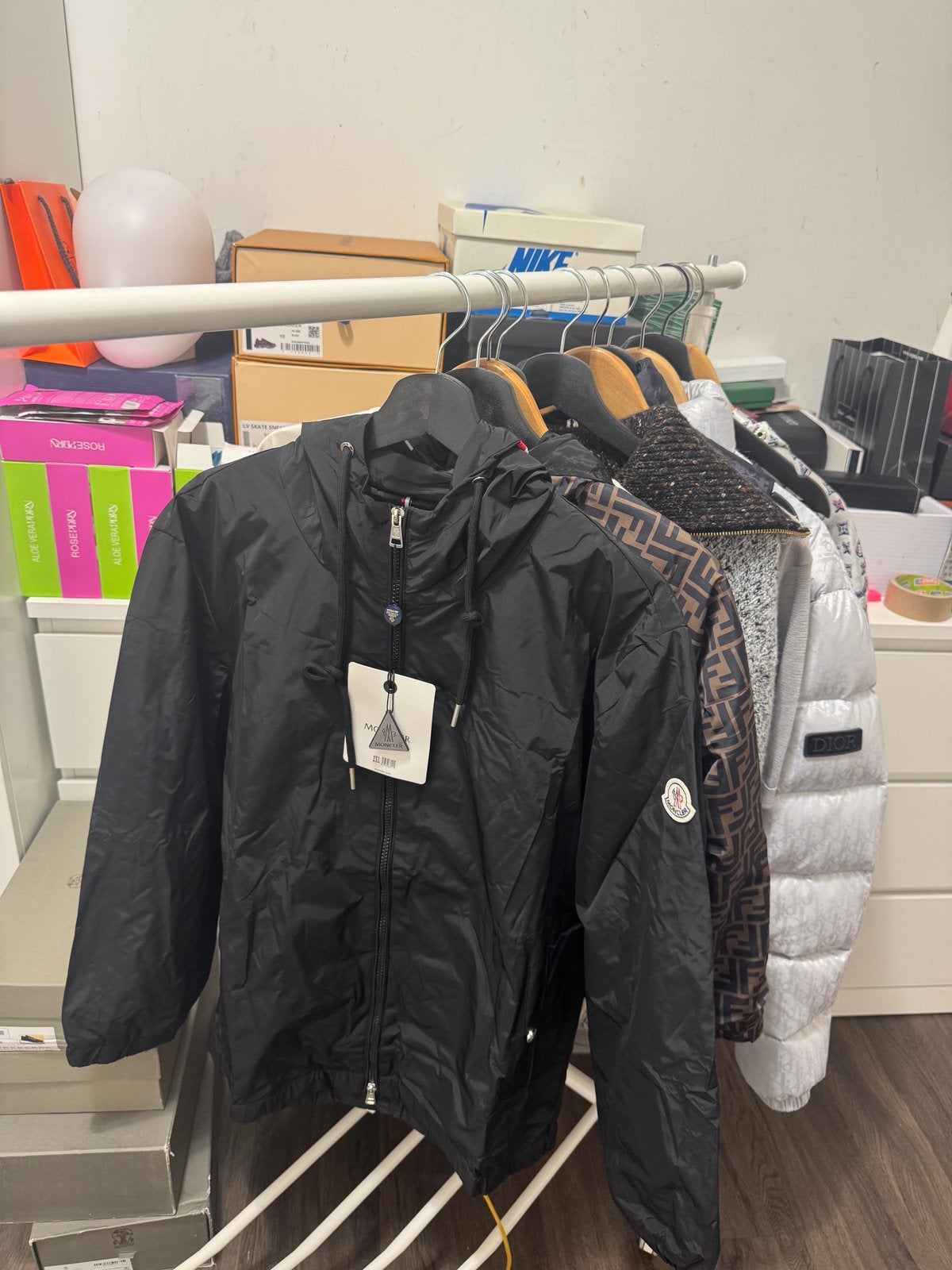 Moncler Grimpeurs windjack zwart, Ophalen of Verzenden, Nieuw, Zwart