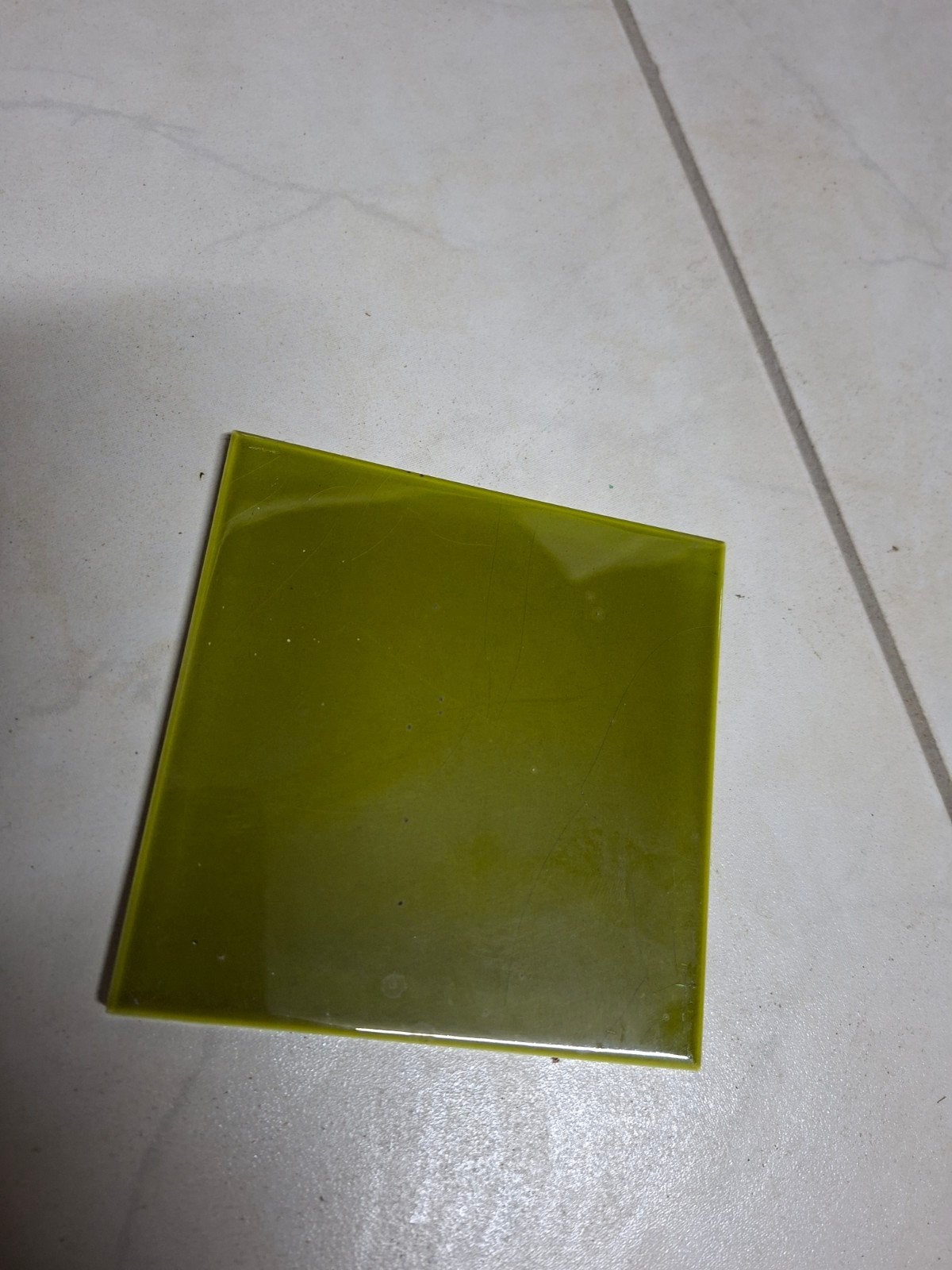 Groene retro keramische tegels 108x108 mm (7m²), Ophalen, Nieuw, Minder dan 20 cm, Wandtegels