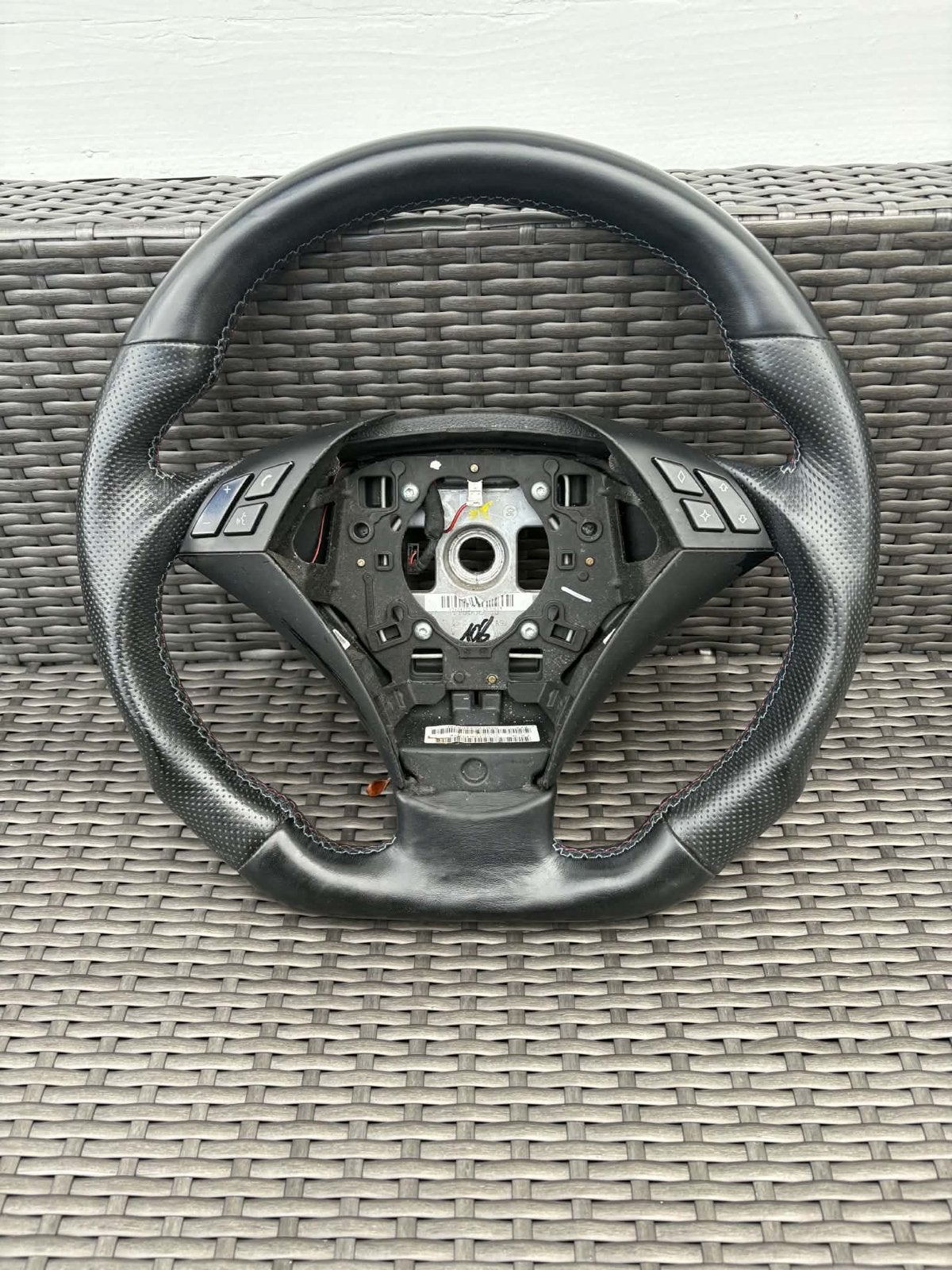 BMW E60 E61 M-Sport Stuurwiel - Zwart Leer, Ophalen of Verzenden, Gebruikt, BMW