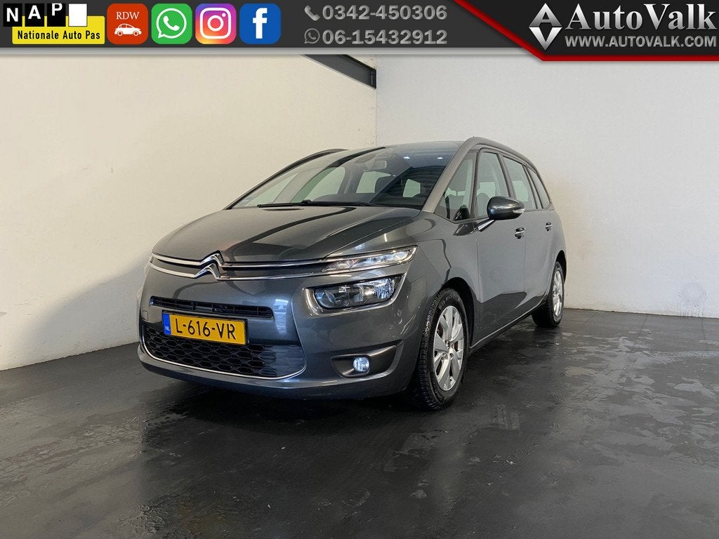 Citroën Grand C4 Picasso 1.6 e-HDi Tendance (bj 2016), Voorwielaandrijving, Gebruikt, Euro 6, 4 cilinders