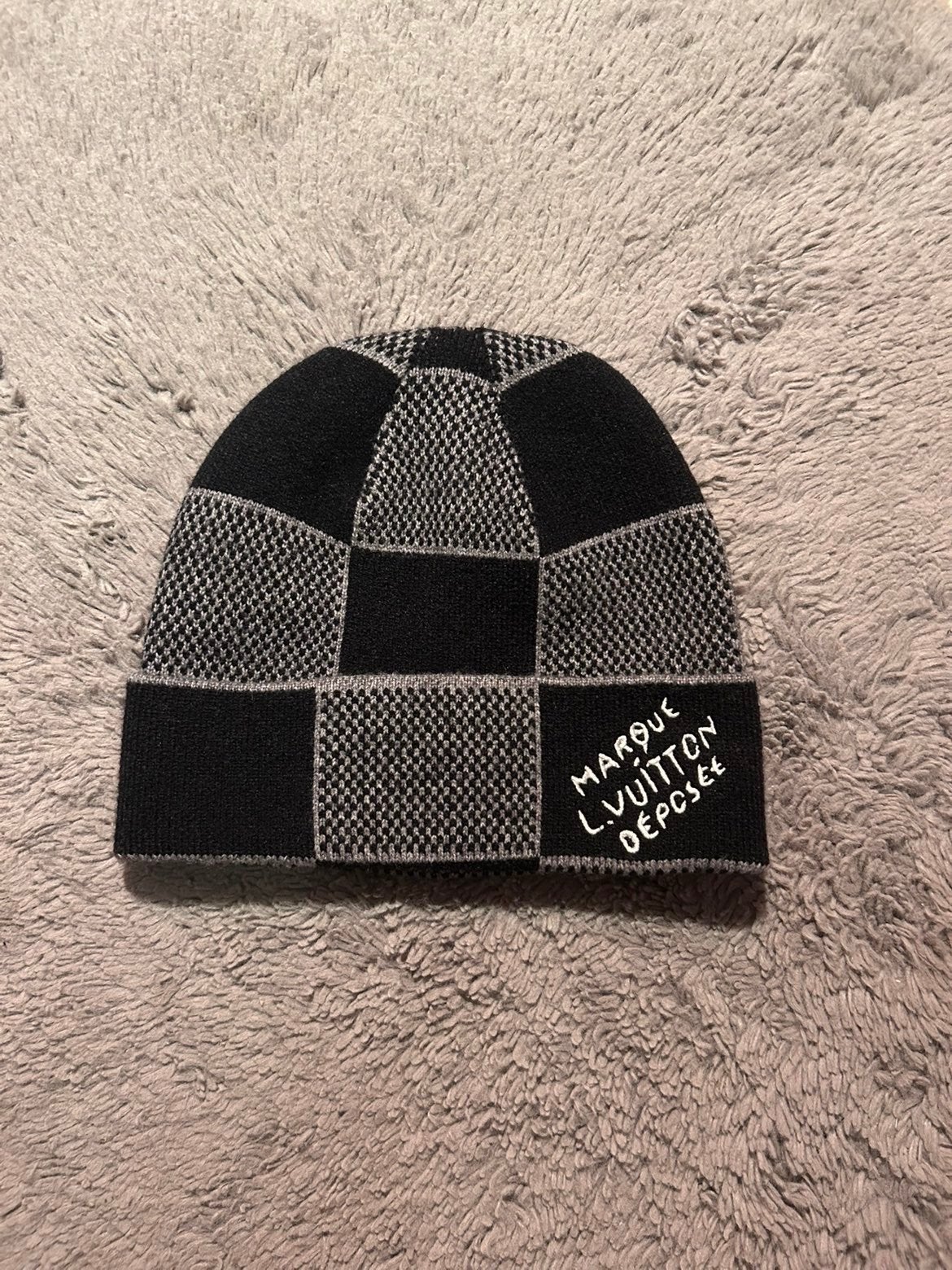 Nieuwe Louis Vuitton muts - Zwart/Grijs geblokt, Kleding | Heren, Ophalen of Verzenden, Nieuw, Muts