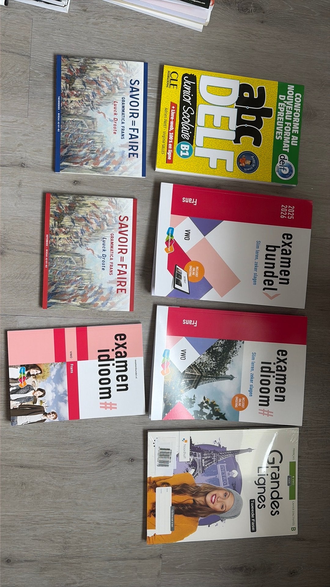 Frans vwo grandes lignes, Verzenden, Zo goed als nieuw, VWO, Frans