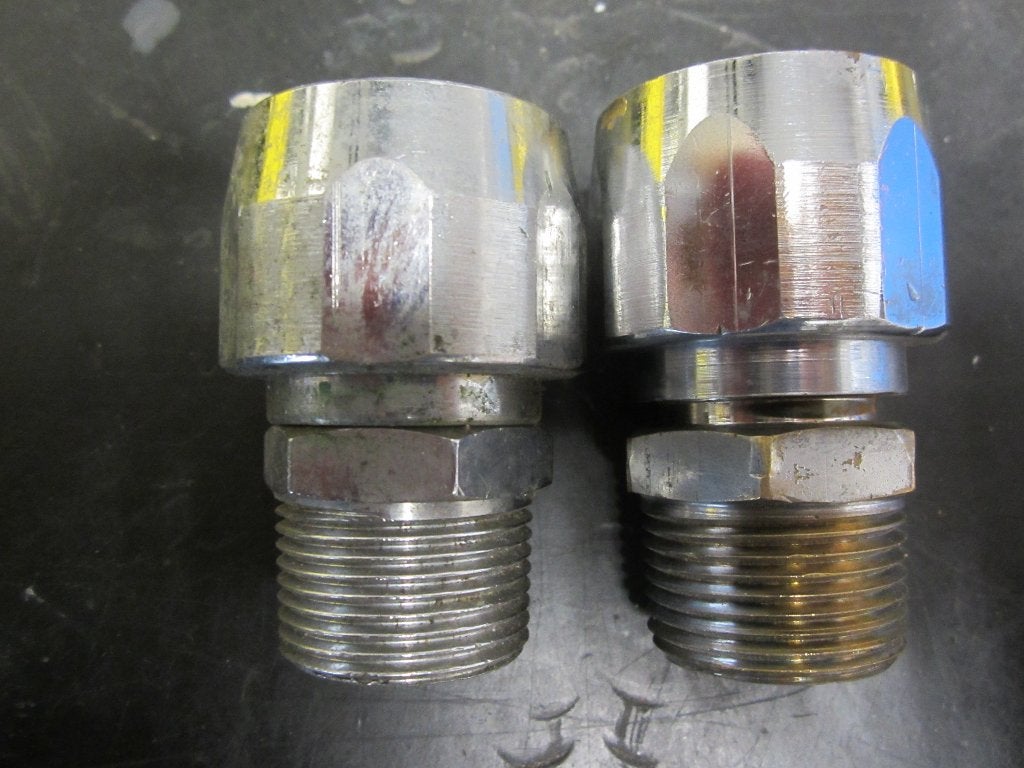 slangkoppelingen verchroomd 1": 3/4"" 5/8"", Verzamelen, Automaten | Overige, Ophalen of Verzenden, Zo goed als nieuw