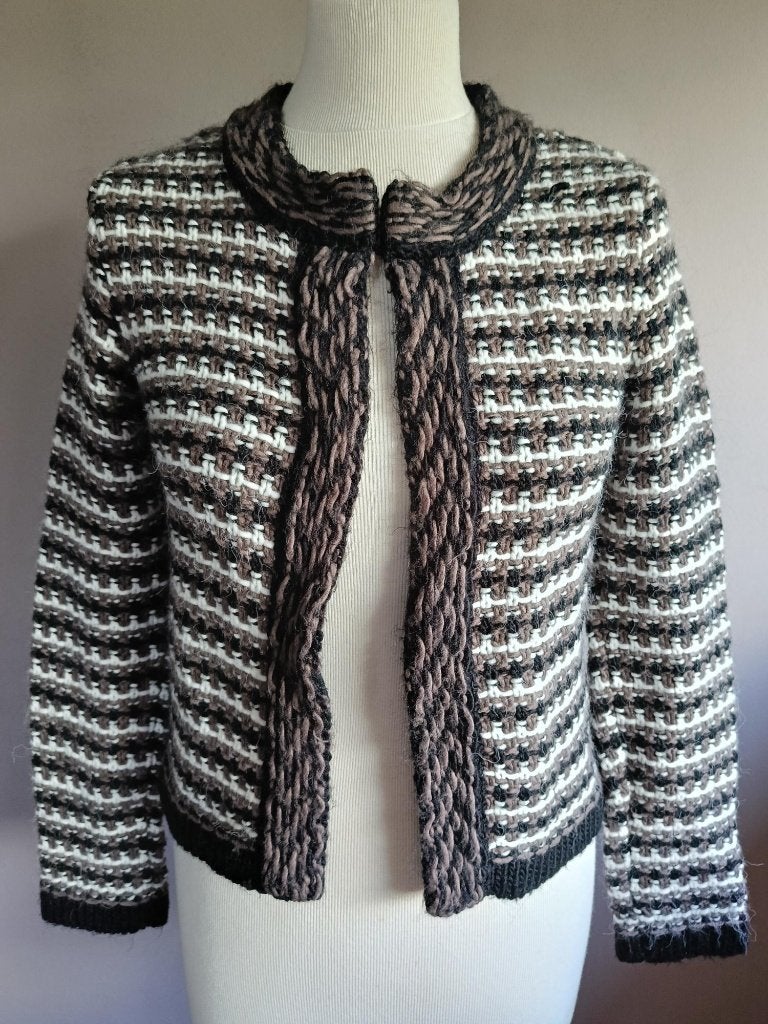 Bruin gemeleerd vest jasje van Lola Liza, maat 34, Kleding | Dames, Bruin, Ophalen of Verzenden, Zo goed als nieuw, Maat 34 (XS) of kleiner