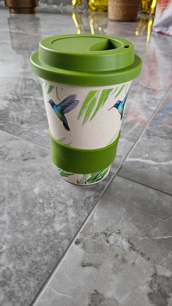 Nieuwe koffiebeker to go met vogels, Ophalen of Verzenden, Nieuw