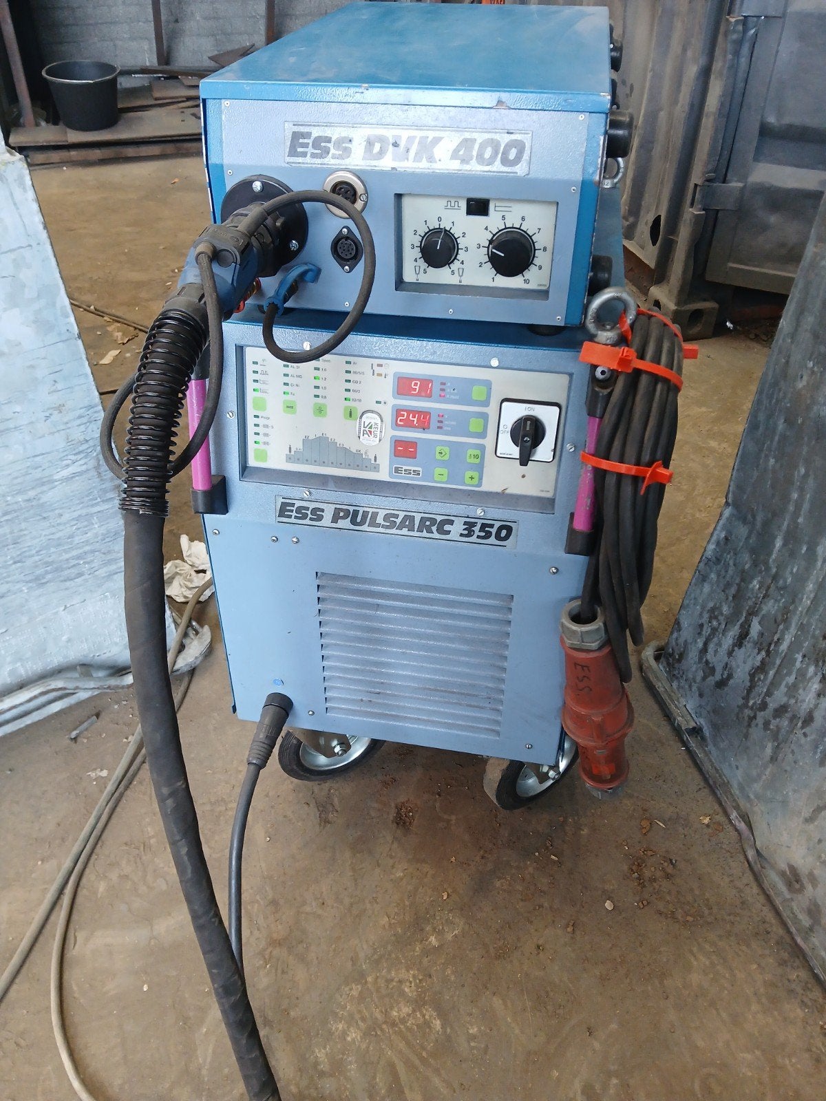 ESS DVK 400 Pulsarc 350 Lasapparaat - CO2/MIG/MAG, Ophalen of Verzenden, Gebruikt, 250 ampère of meer, Co2