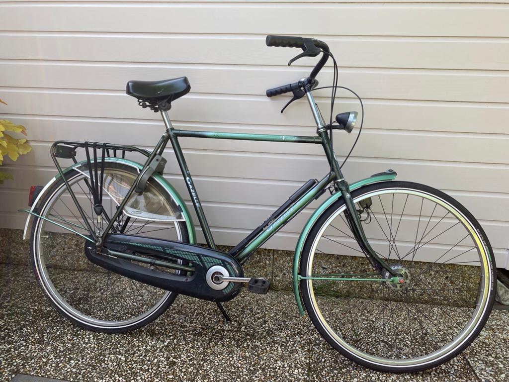 Groene Gazelle Esprit herenfiets met versnelling., Fietsen en Brommers, Ophalen, Gebruikt, Versnellingen, Gazelle