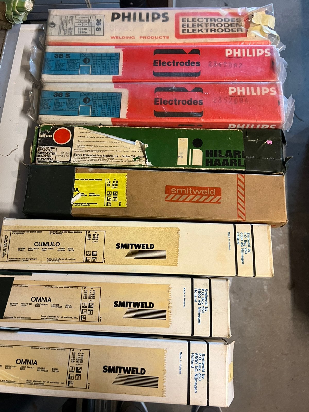 Philips & Smitweld/Norweld Elektroden - Diverse Types, Ophalen, Nieuw, Elektroden