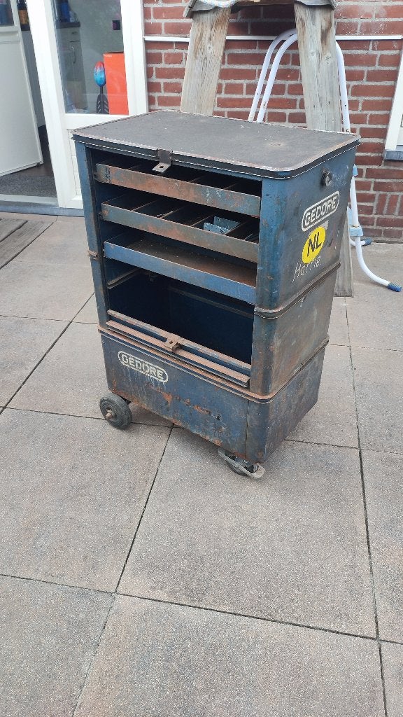 Vintage gereedschapskar Gedore Adjutant, Ophalen, Gebruikt