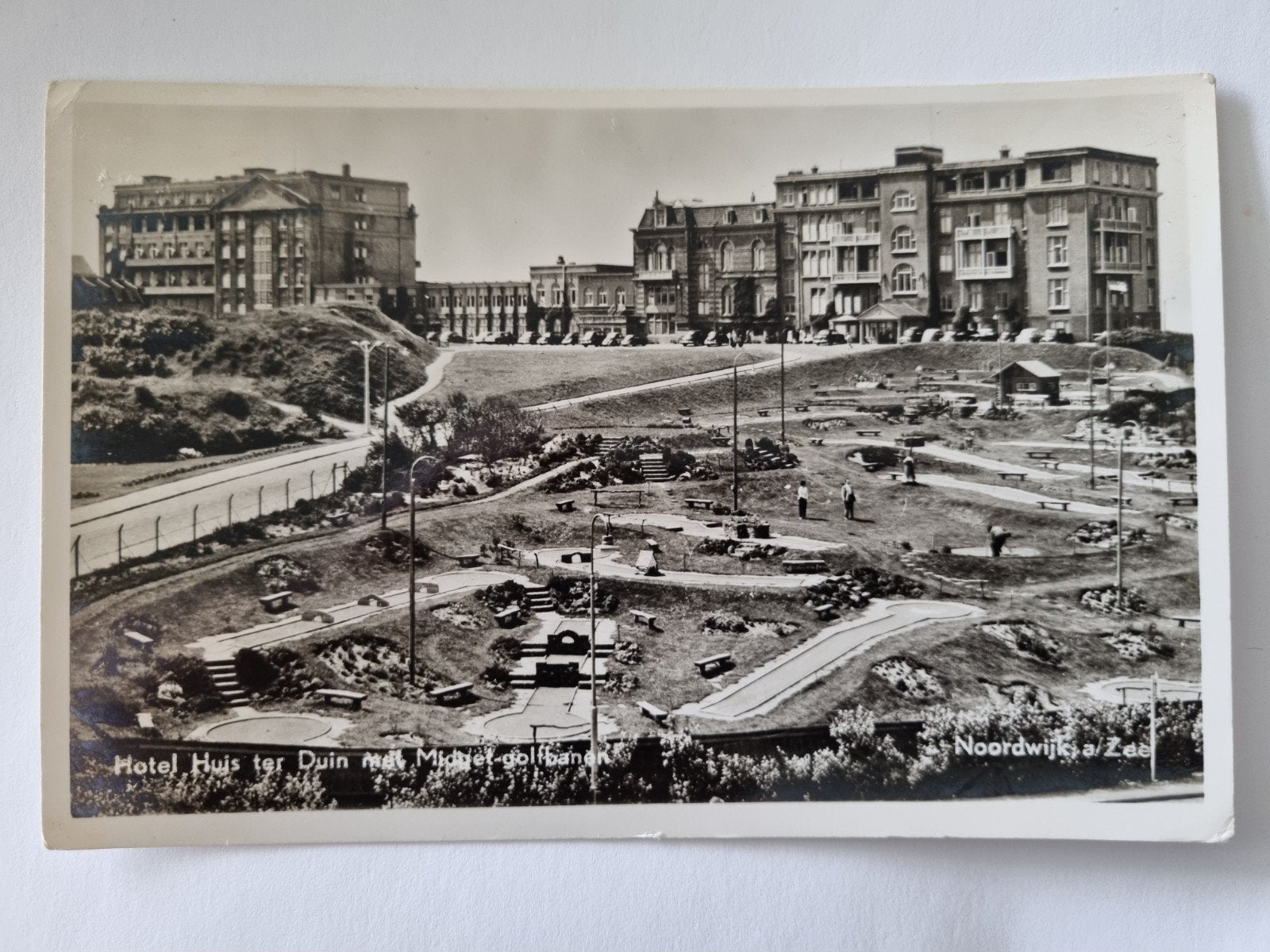 Oude ansichtkaart Noordwijk aan Zee, Huis te Duin,, Ophalen of Verzenden, 1920 tot 1940, Gelopen, Zuid-Holland