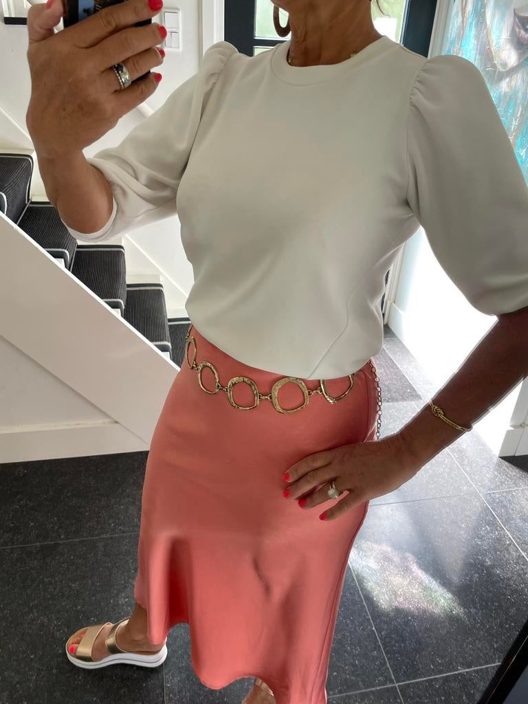 Selected Femme, NIEUW, sportief wit jogging truitje, XS/S, Kleding | Dames, Truien en Vesten, Ophalen of Verzenden, Zo goed als nieuw