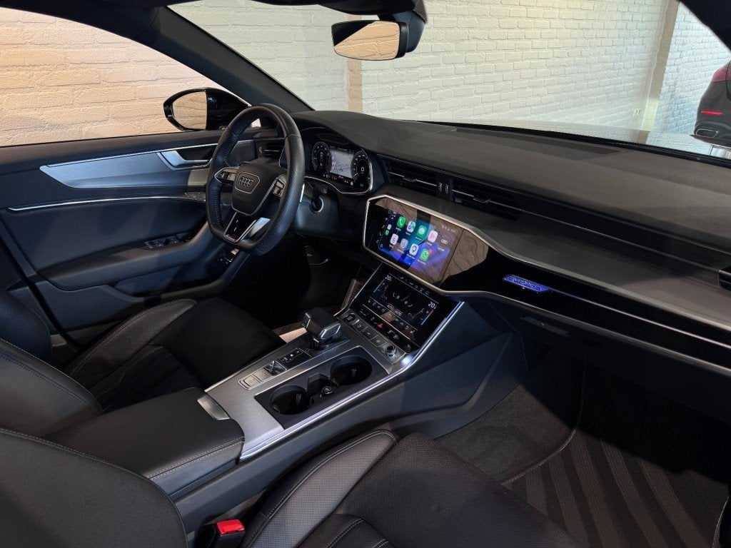 Audi A6 Avant 55 TFSI e Quattro Competition S-Line Massage H, Automaat, Gebruikt, Zwart, Leder