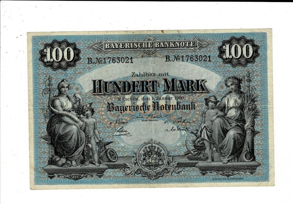 Bayern, 100 mark 1900, Verzenden, Duitsland
