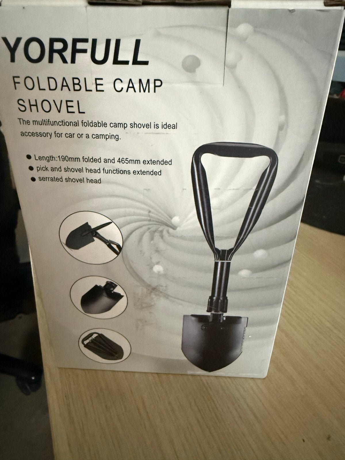 Yorfull Opvouwbare Veldschop - Multifunctioneel & Compact, Ophalen of Verzenden, Nieuw