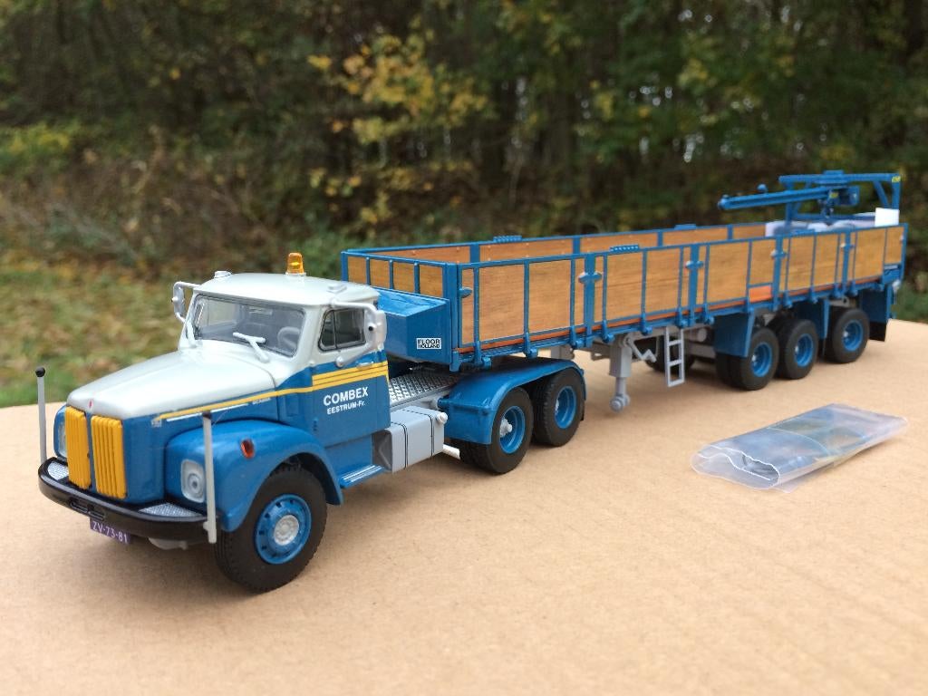 WSI Scania L110 Steentrailer Combex aantal minder prijs meer, Ophalen, Wsi, Grominia@xs4all.nl, Wsi