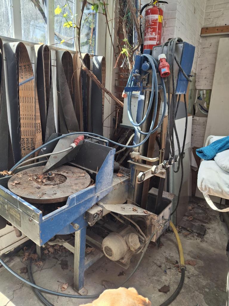 Grote polijstmachine, Doe-het-zelf en Verbouw, Gereedschap | Slijpmachines, Gebruikt, Overige typen, 1000 watt of meer, Ophalen