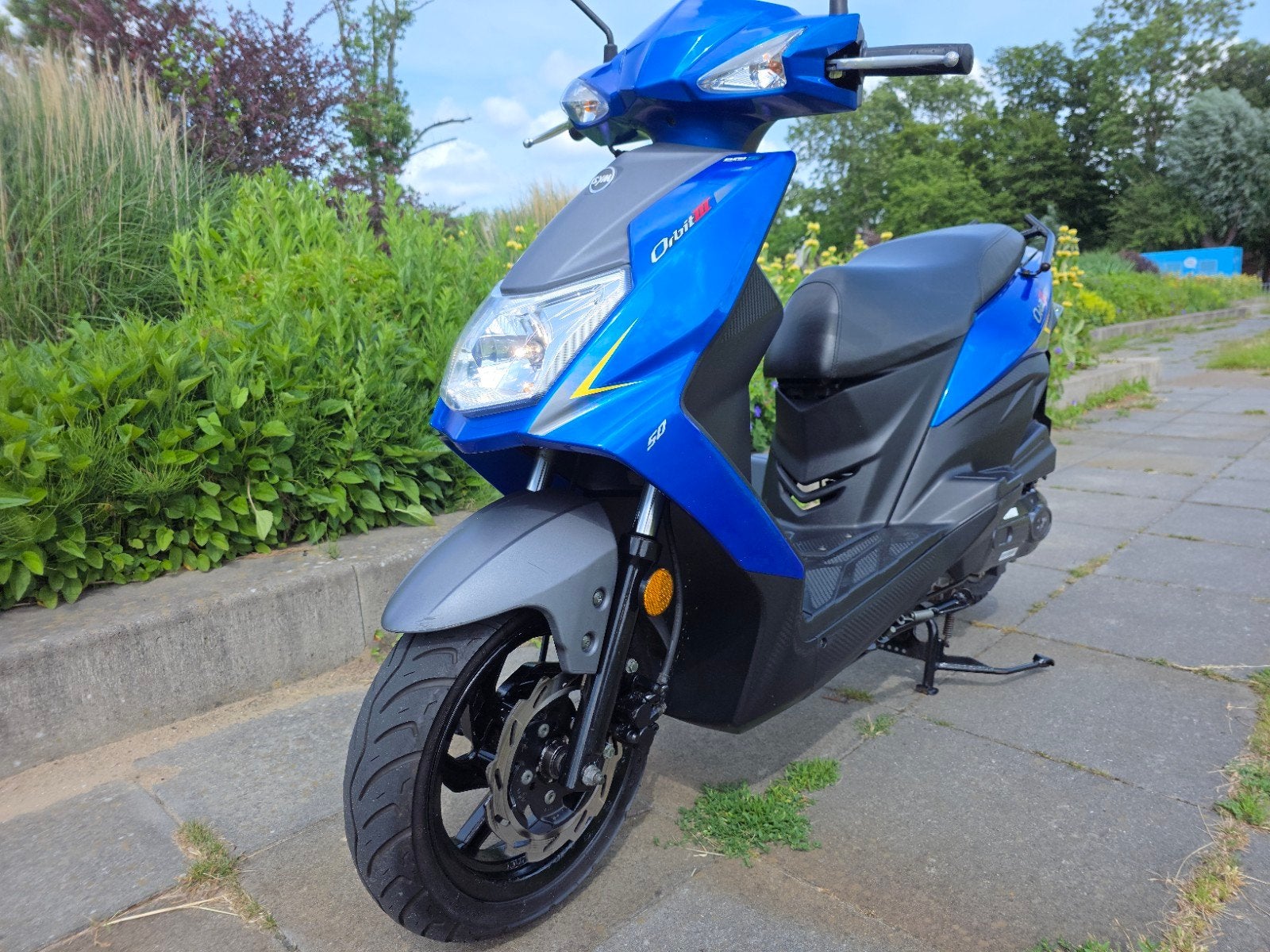 Sym Orbit 3 2023 Euro 5 45 km/u, Fietsen en Brommers, Scooters | SYM, Ophalen, Gebruikt, Maximaal 45 km/u, 49 cc