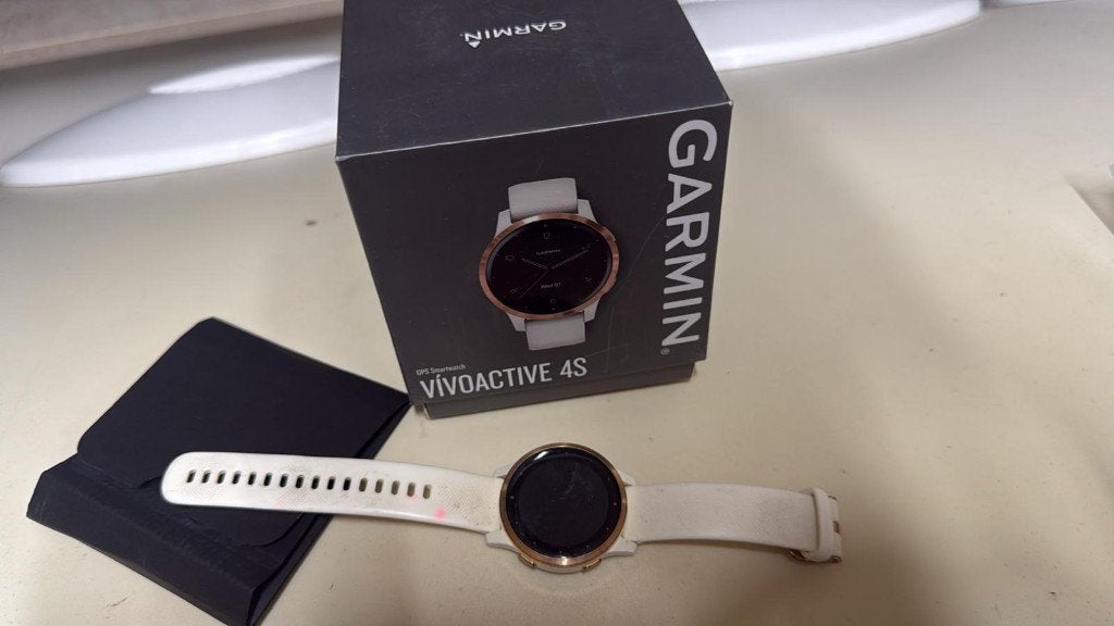 Garmin  Vivoactive 4S horloge, Ophalen of Verzenden, Zo goed als nieuw, Zwart, Android