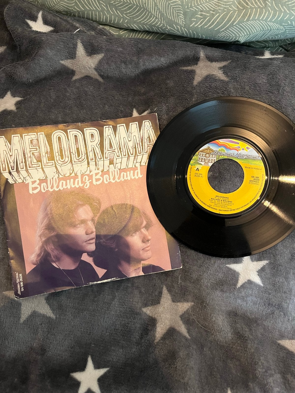 Bolland & Bolland - Melodrama 7 inch single, Cd's en Dvd's, Ophalen, Gebruikt, 7 inch, Fotohoes