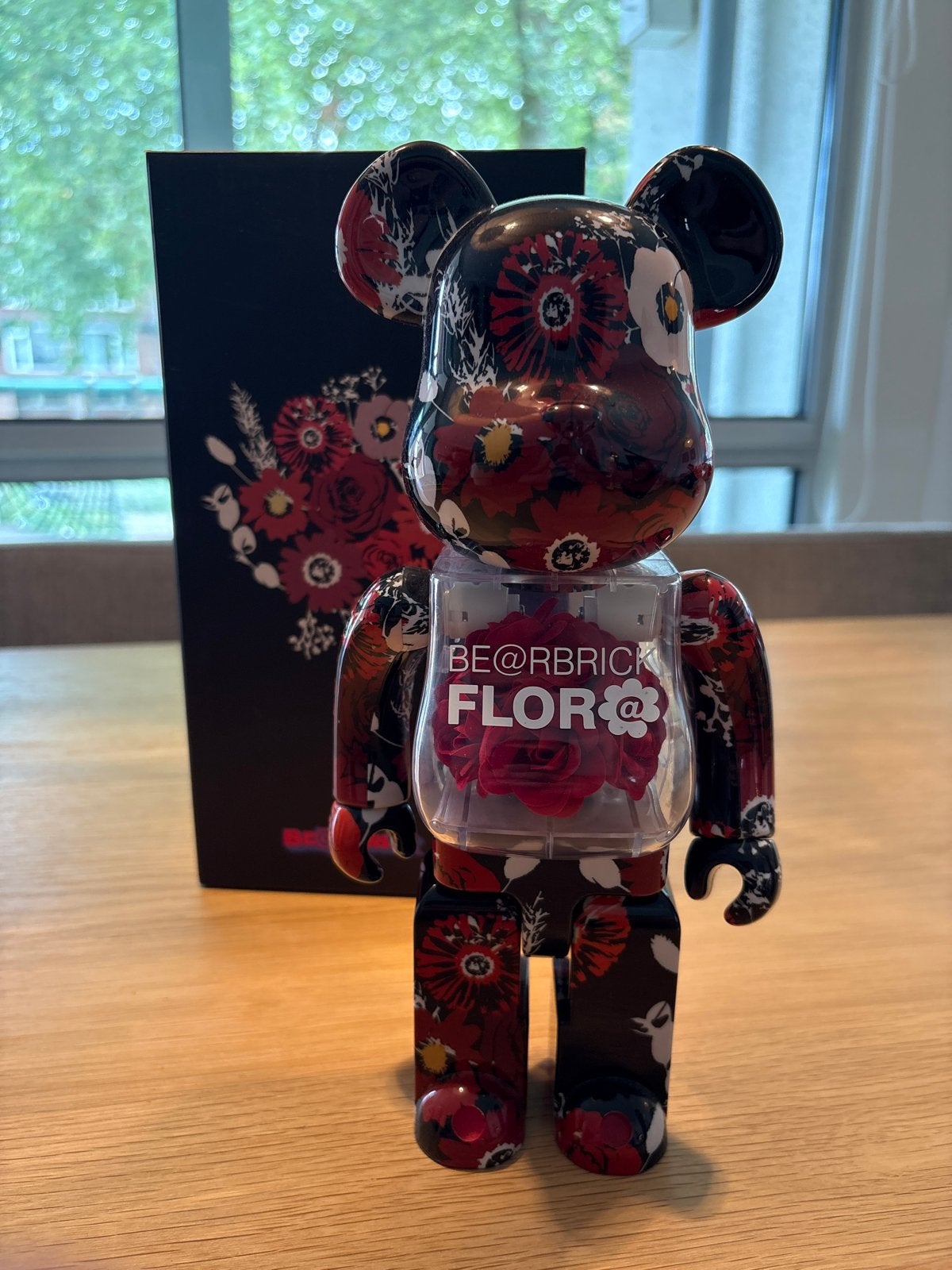 BE@RBRICK FLOR@ 400% Medicom Toy Bearbrick Bloemen, Ophalen of Verzenden, Zo goed als nieuw