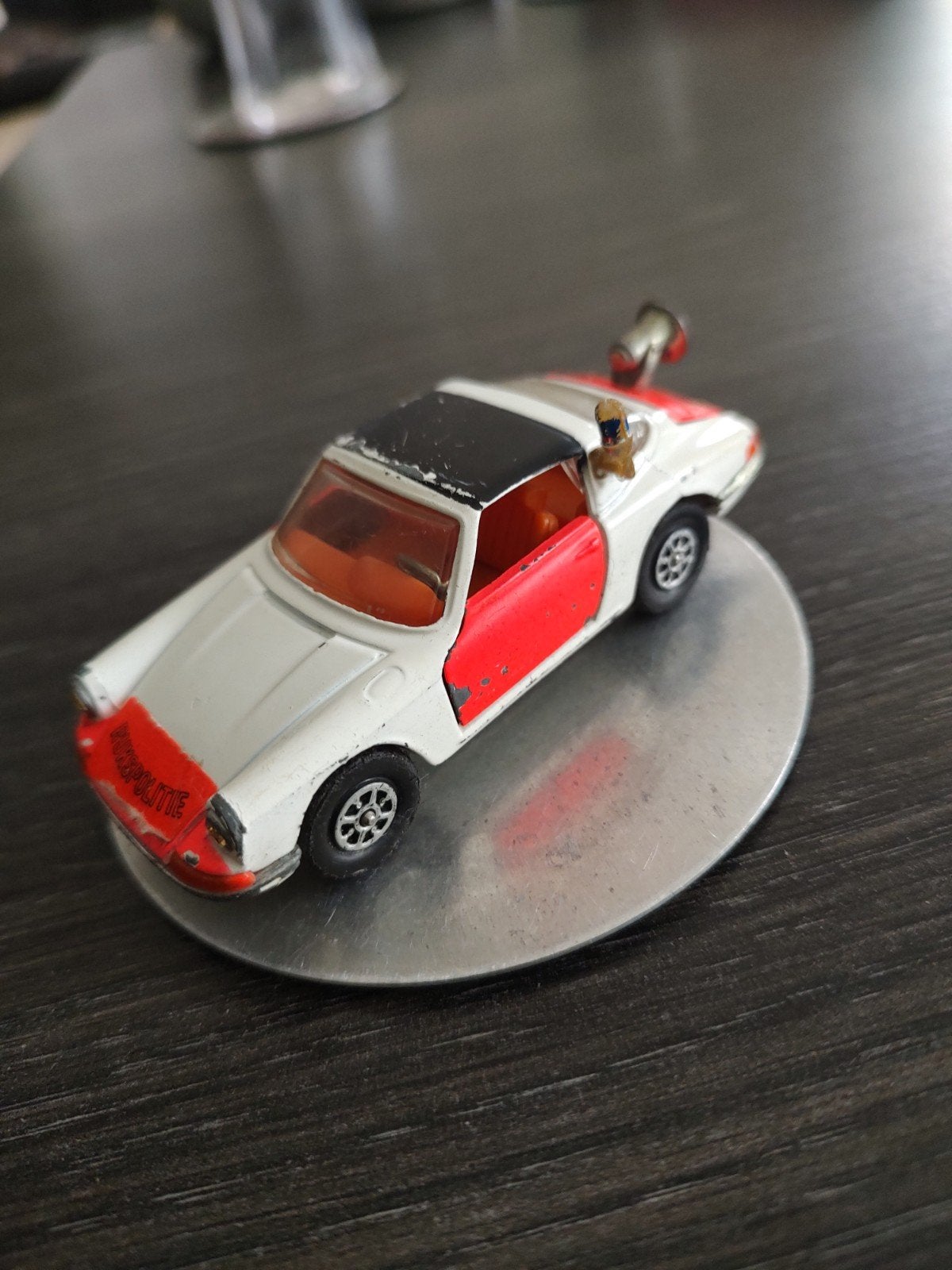 Corgi Toys Whizzwheels Porsche Targa 911S Rijkspolitie, Ophalen of Verzenden, Gebruikt, Auto, Corgi