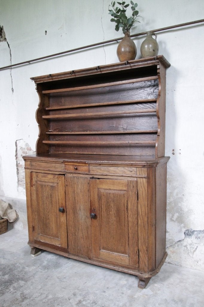 Antieke Hollandse eiken tinkast - circa 1700, Antiek en Kunst, Ophalen