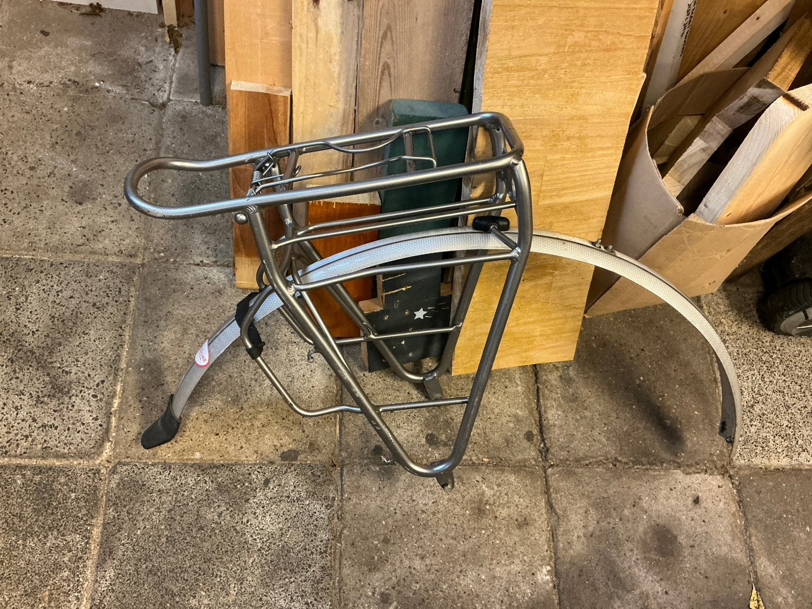 Gazelle orange innergy bagagedrager met spatbord. 28 inch., Ophalen, Gebruikt