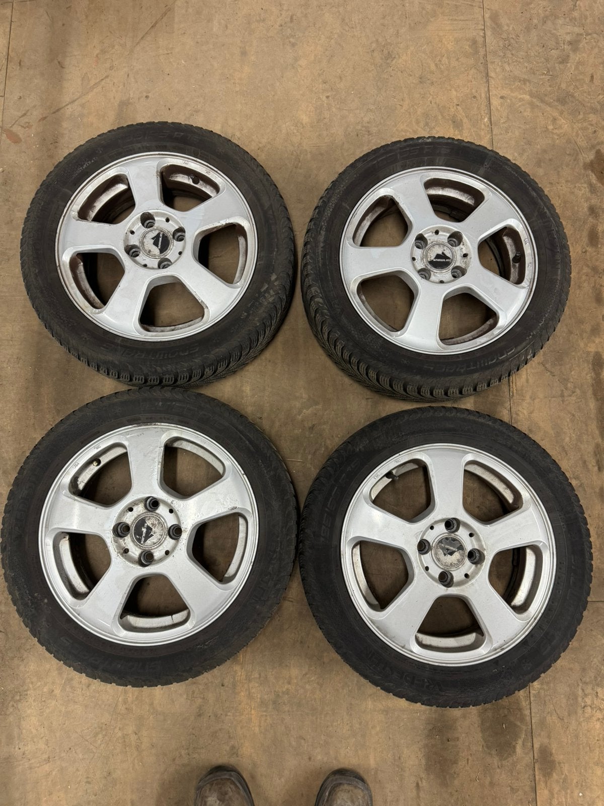 Velgen 15 inch mazda 2 4x100 185/55/15, Ophalen, Mazda