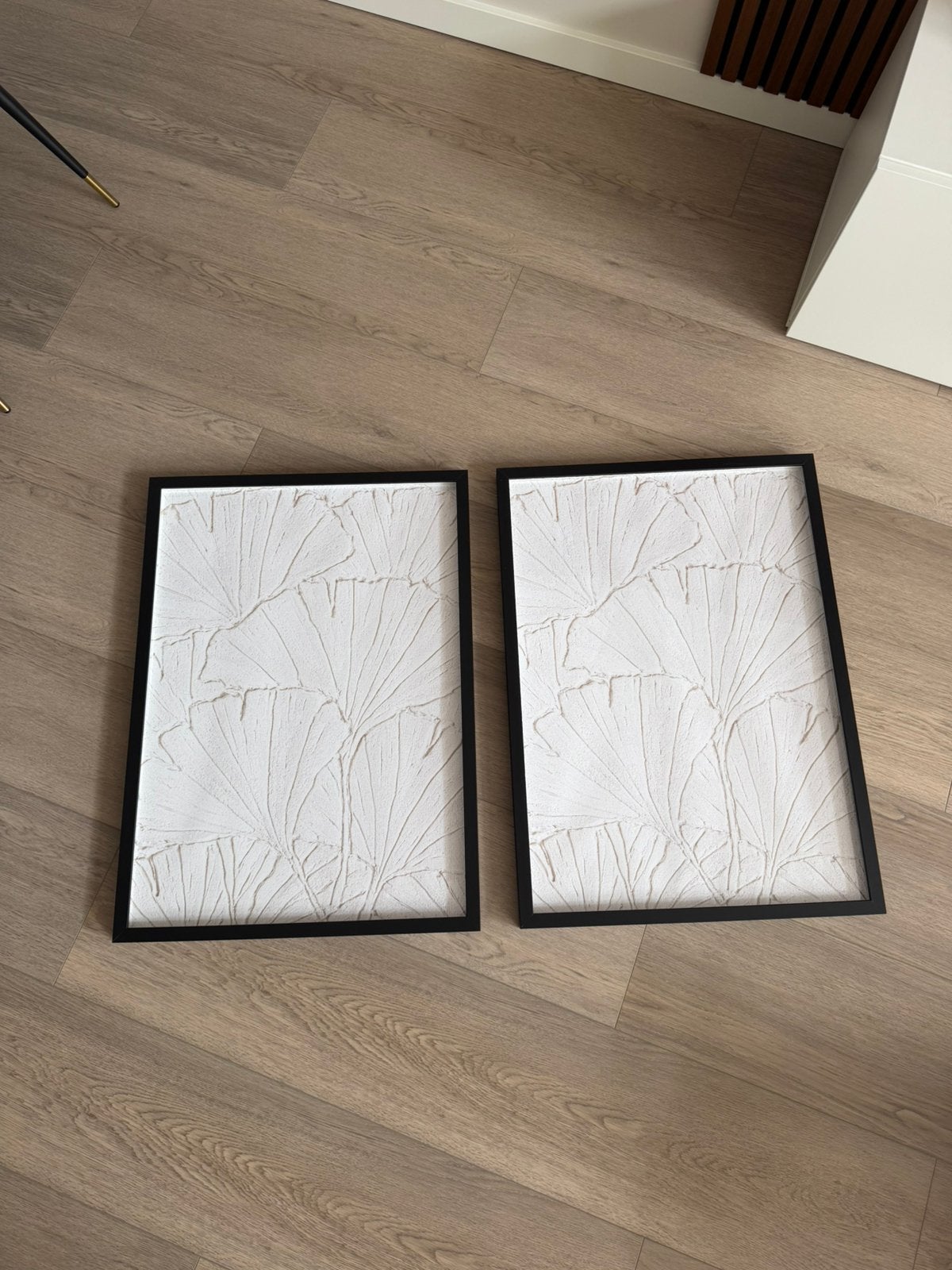 2 lijsten inclusief Desenio poster 50 x 70 cm, Ophalen, Hout, Standaard fotolijst, Zo goed als nieuw