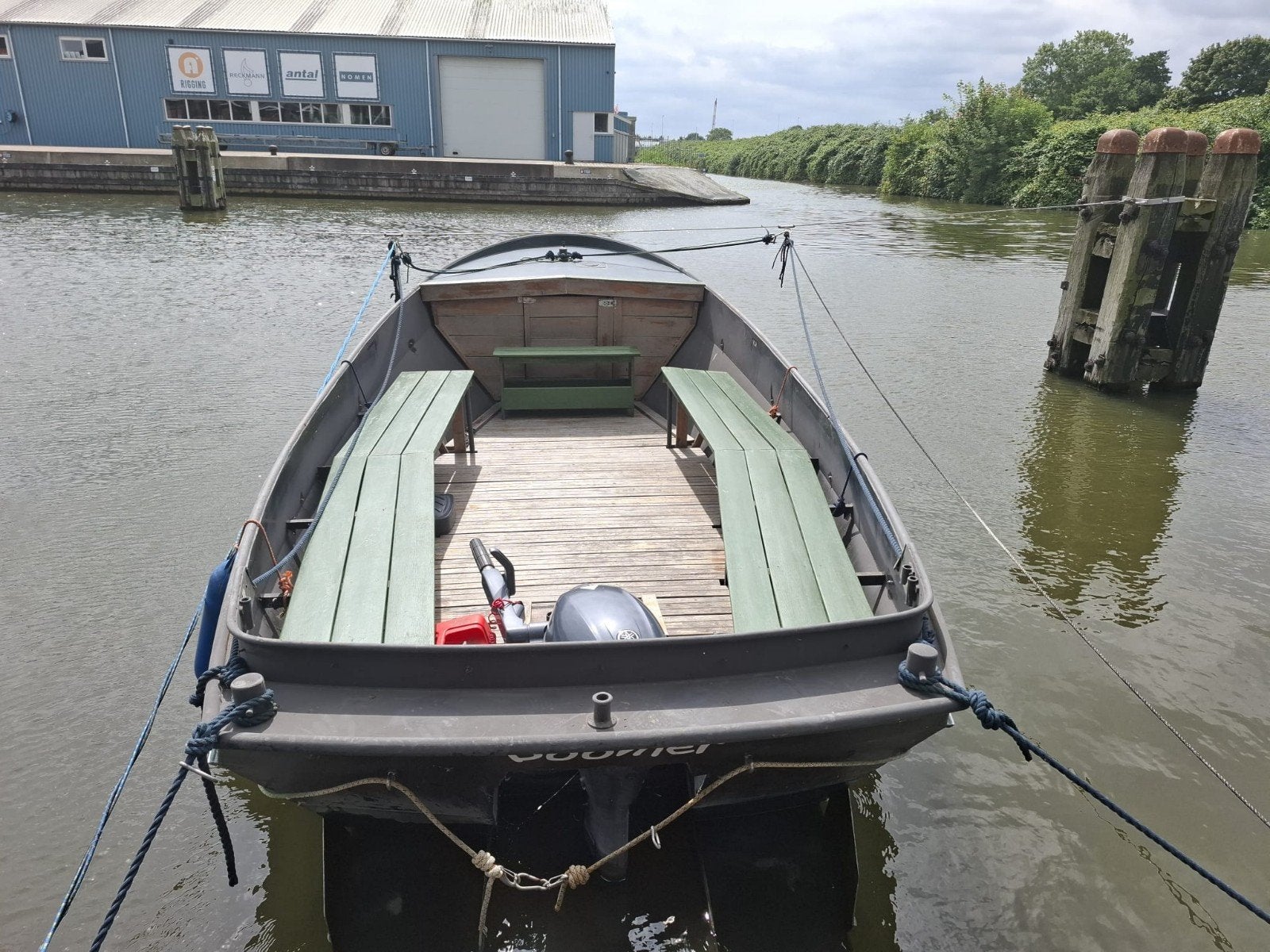 Stalen sloep, 6.50 meter, geen motor, wel op de fotofoto), Watersport en Boten, Motorboten en Motorjachten, Overige merken, Gebruikt