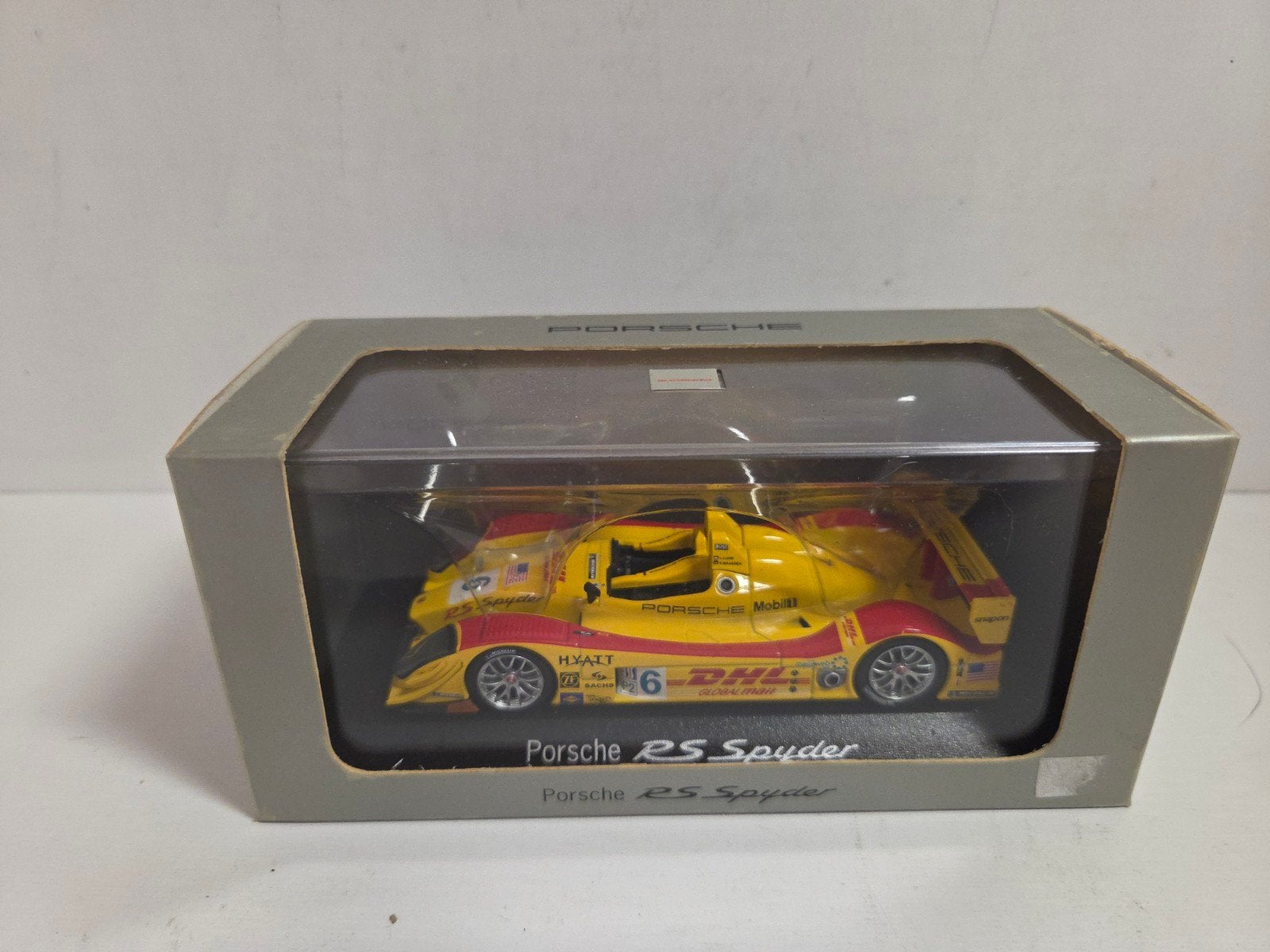 Minichamps Porsche RS Spyder 1:43, Auto, ., Ophalen of Verzenden, Zo goed als nieuw