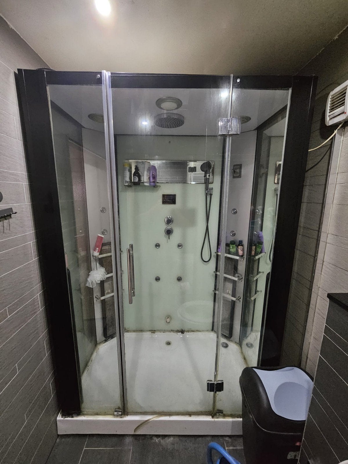 Douchecabine opknappertje - Zelf demonteren, Doe-het-zelf en Verbouw, Sanitair, Ophalen, Gebruikt, Glas, Douche